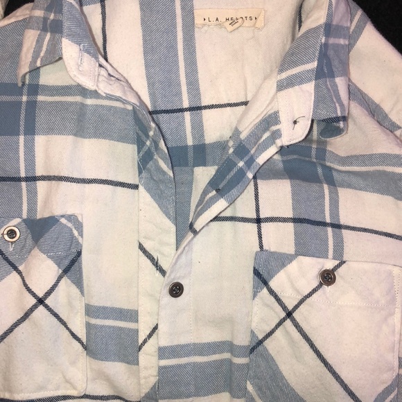 Blue/white flannel - Picture 2 of 2